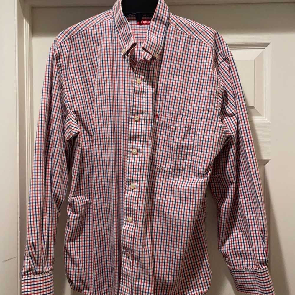 Large Button up Izod shirt.